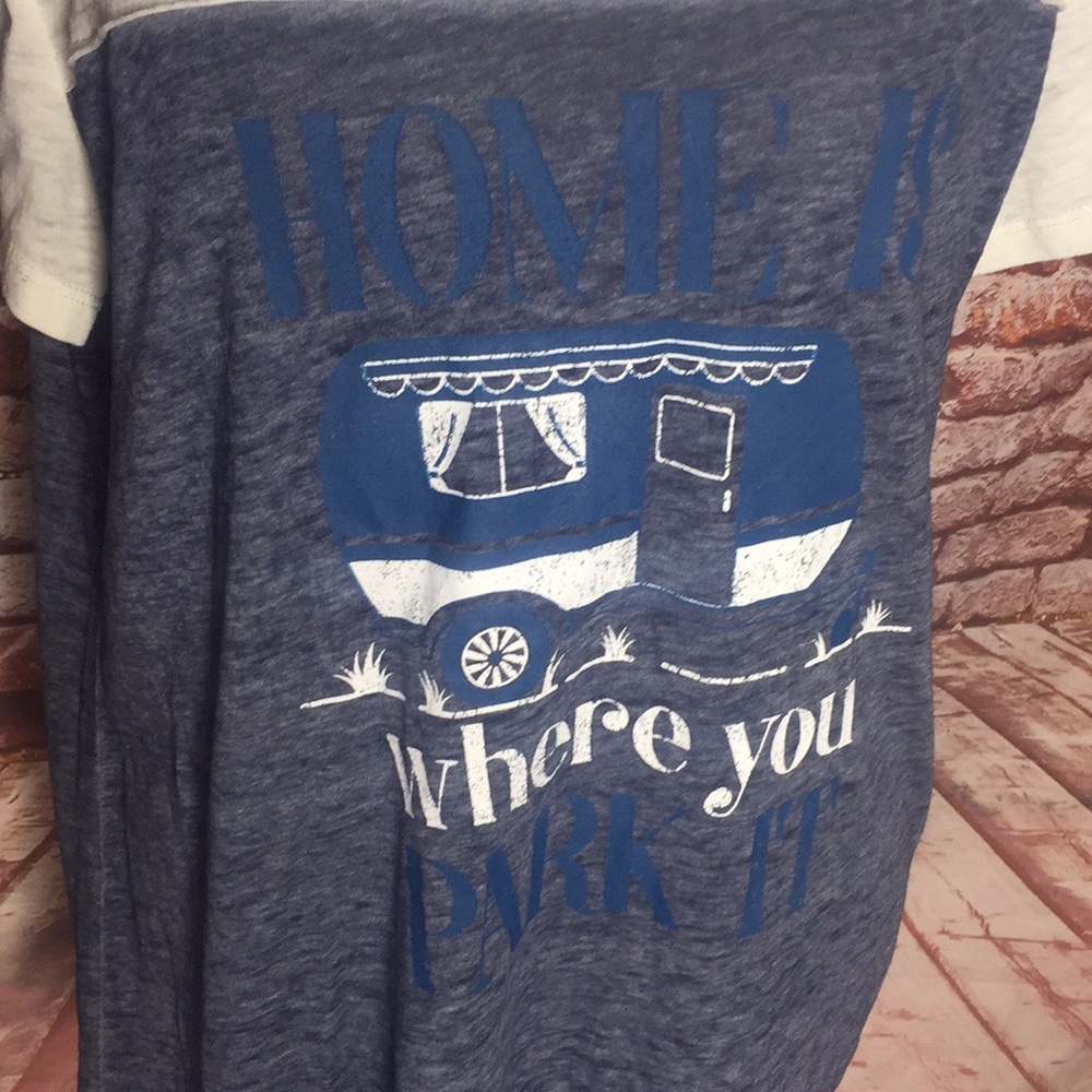 Maurice’s Home Is Where You Park It Blue Camper Tee - Picture 3 of 8